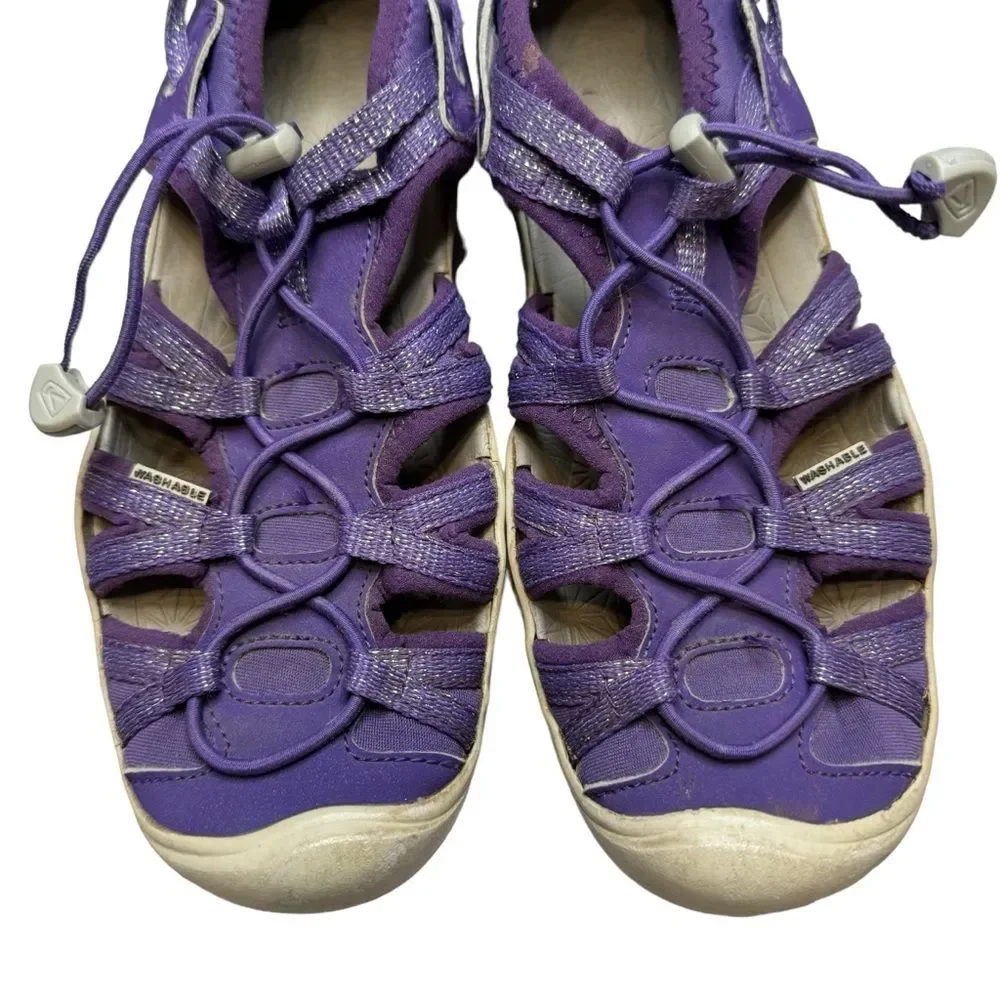 Keen Moxie Purple Waterproof Sandal Walking Shoes Beach Pool Size 4